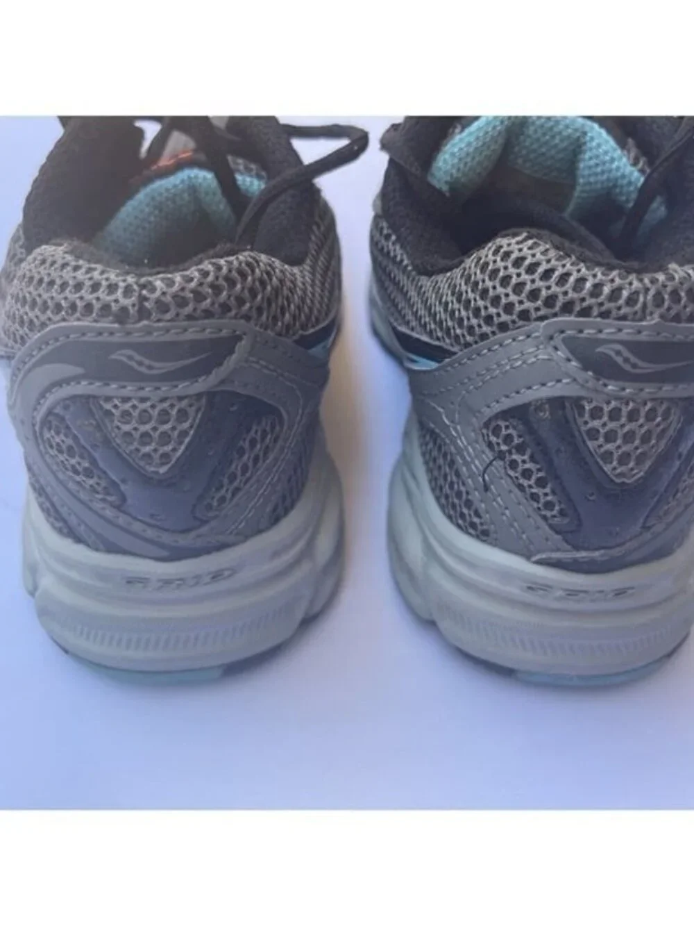 Saucony Shoes Cohesion 7 Running Sneakers Womens size 6 Gray Gym 15183-1
